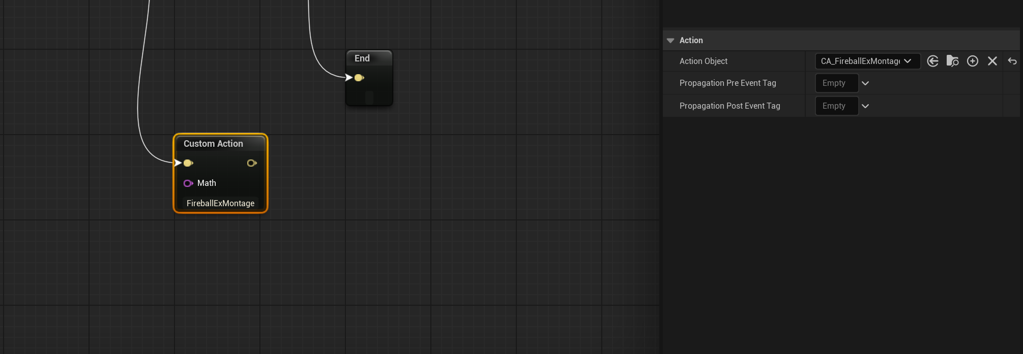 Assign Custom Action